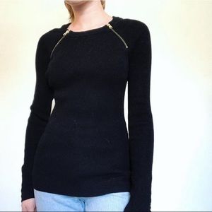 BUNDLE: long sleeve rib knits size- S